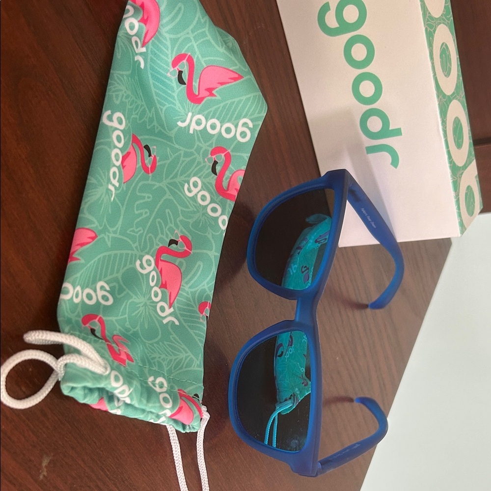 Goodr Blue Flamingo Men's Sunglasses